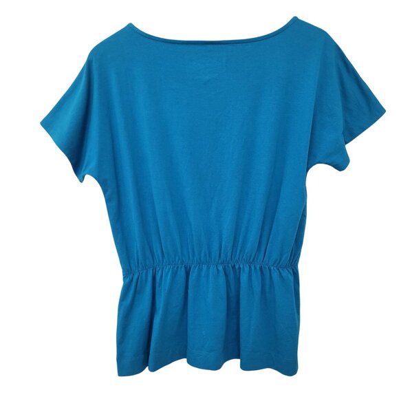 Soft Surroundings Womens Floral Print Top Size S Multicolor Tropical Summer NWT - Picture 2 of 7